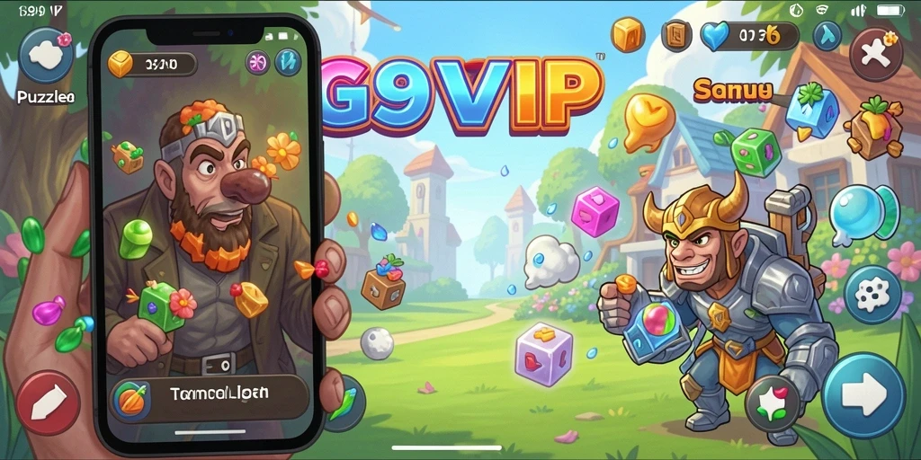 Tampilan gameplay G9VIP yang menarik dan penuh tantangan.