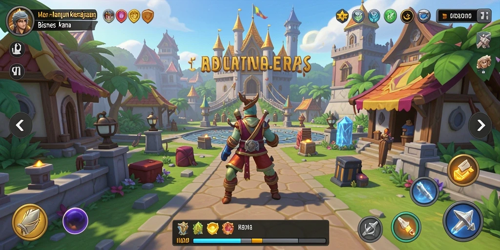Tampilan gameplay H03 yang menarik dan penuh strategi bisnis.