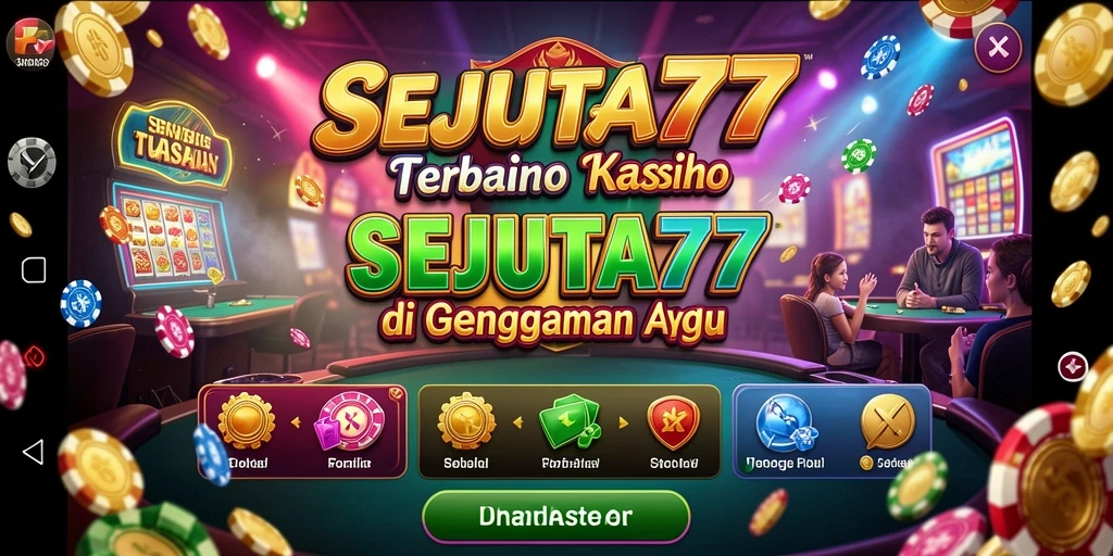 Tampilan gameplay menarik dari SEJUTA77 dengan fitur kasino yang menyenangkan.